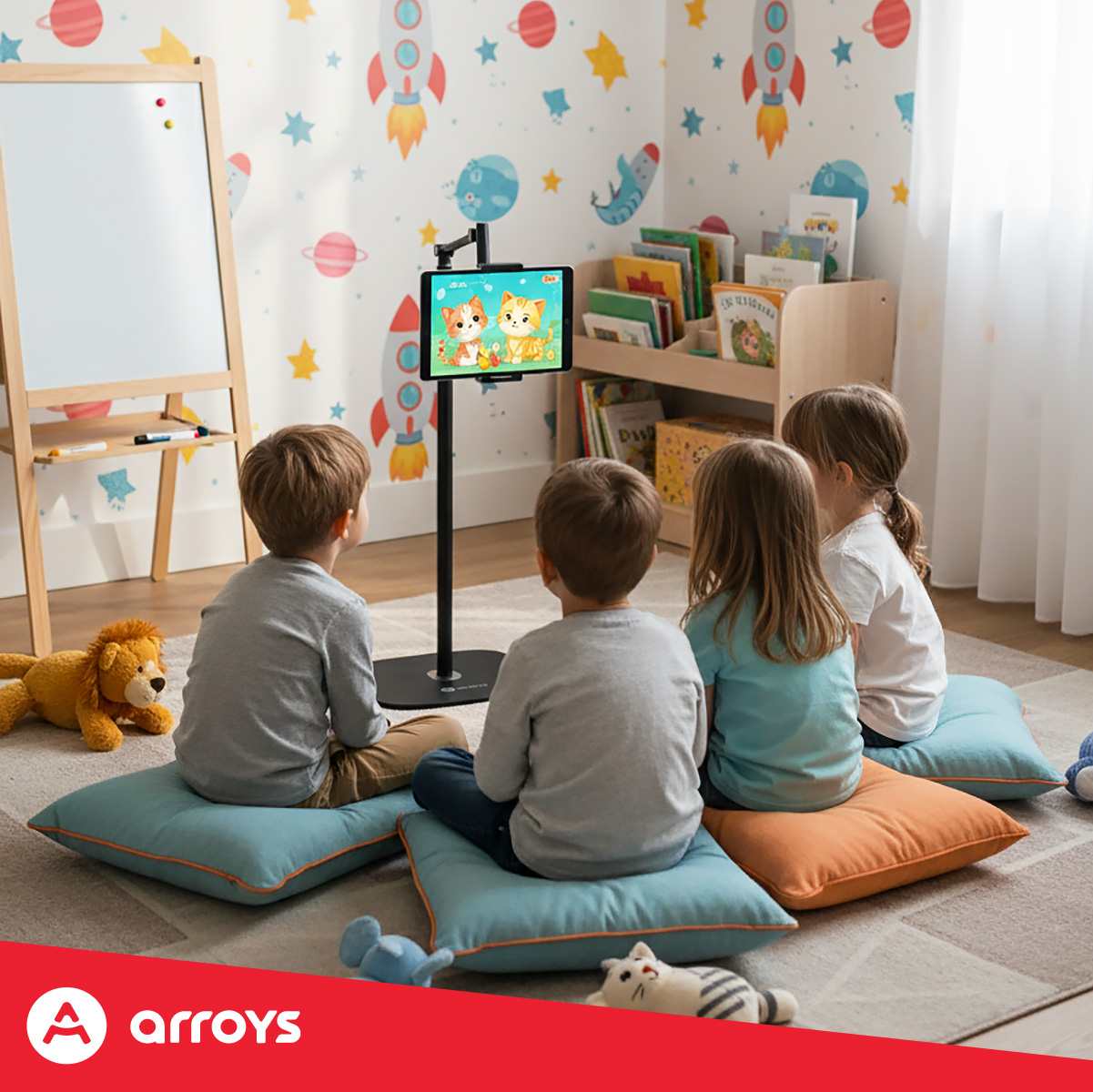 подставка напольная для планшета Arroys F-LU14 black