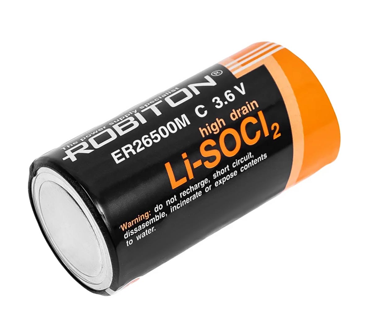 батарейка литий тионилхлоридная Robiton ER 26500M (C) 