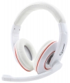 Белые наушники с микрофоном Gembird MHS-780 white