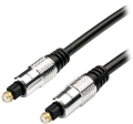 кабель оптический ATcom Toslink-Toslink 3м black silver