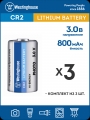 батарейки Westinghouse CR2 3шт. 