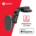автомобильный держатель c зарядкой Arroys Dash-W4MS black
