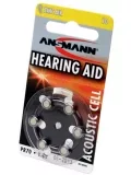 батарейки для слуховых аппаратов Ansmann ZA10/PR70-6BL 