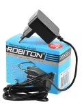 блок питания для радиотелефонов Robiton ID6-500S угловой 5,5x2,1/15 (-) черный