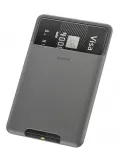 чехол для банковской карты на телефон Baseus Back stick silicone card bag dark grey