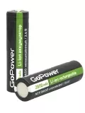 литиевый аккумулятор GoPower 18650 Li-ion 2800mAh  без защиты (high top) 