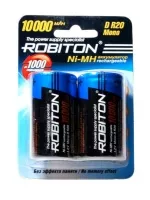 аккумулятор Robiton 10000 mAh R20/D-2BL