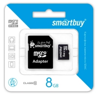карта памяти SmartBuy 8Gb microSDHC Class 10