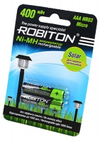 аккумулятор для садового светильника Robiton 400 mAh Solar R03/AAA-2BL аккумулятор для садового светильника Robiton 400 mAh Solar R03/AAA-2BL