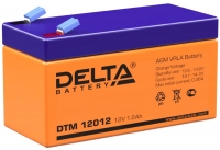 свинцово кислотный аккумулятор Delta DTM 12012