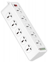 сетевой фильтр LDNIO SC10610 5USB*1TypeC*10 розеток 2м