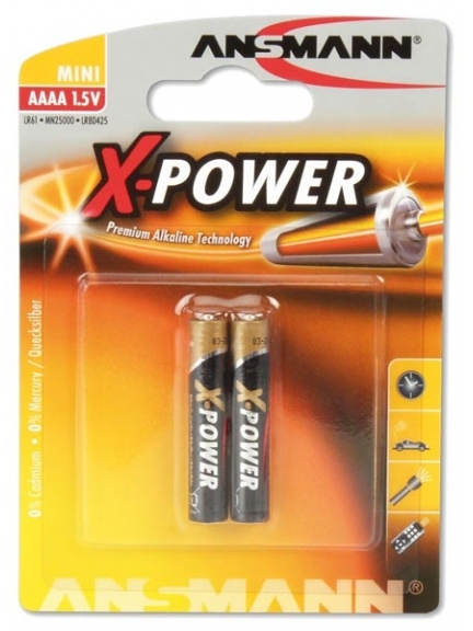 батарейки (2 шт.) Ansmann 25A/AAAA-2BL