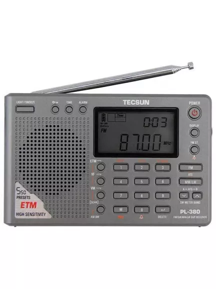 цифровой радиоприемник с хорошим приемом Tecsun PL-380 (export version)