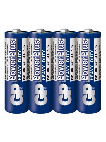 батарейки (4 шт.) GP R6/AA PowerPlus HEAVY DUTY-OS4