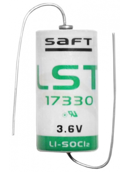 литиевая промышленная батарейка Saft LS 17330 CNA (2/3A)