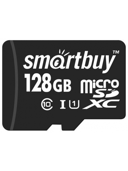 карта памяти SmartBuy 128Gb microSDXC Class 10 без адаптера
