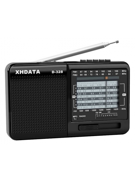 портативный радиоприемник с MP3 плеером XHDATA D-328
