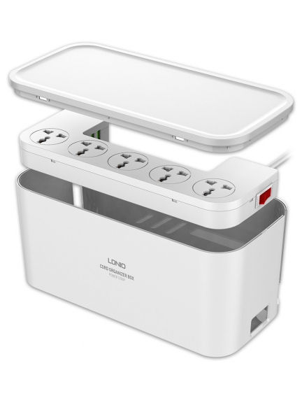 сетевой фильтр удлинитель LDNIO SC5309 3USB*5 розеток 2м