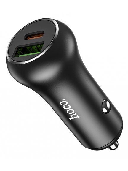 автомобильное зарядное устройство Hoco Z38 Resolute PD20W+QC3.0 car charger