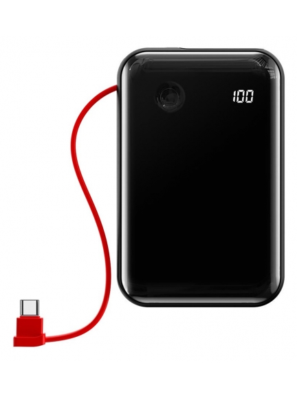 внешний аккумулятор Baseus Mini S Digital Display 3A Power Bank 10000mAh (With Type-C Cable)