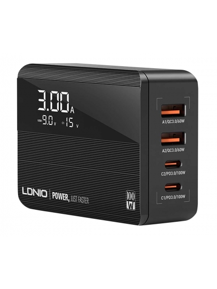 настольное зарядное устройство LDNIO A4809C GaN 100W PD Super desktop charger