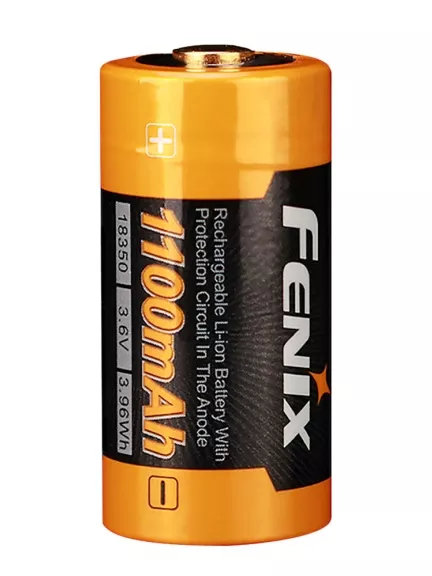 аккумулятор для фонаря Fenix ARB-L18-1100 18350 Li-Ion 1100mAh, защищенный
