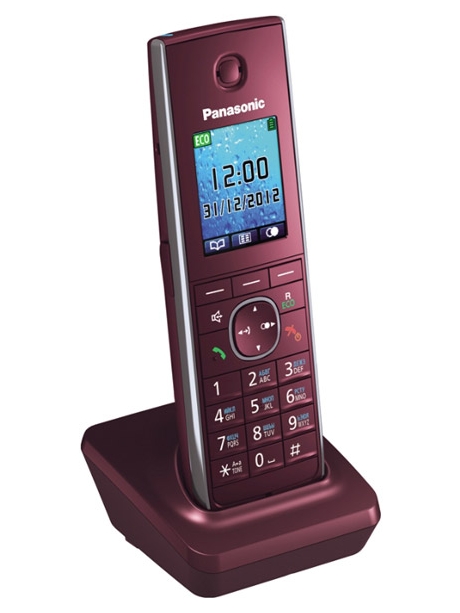 дополнительная трубка Panasonic KX-TGA855RU red