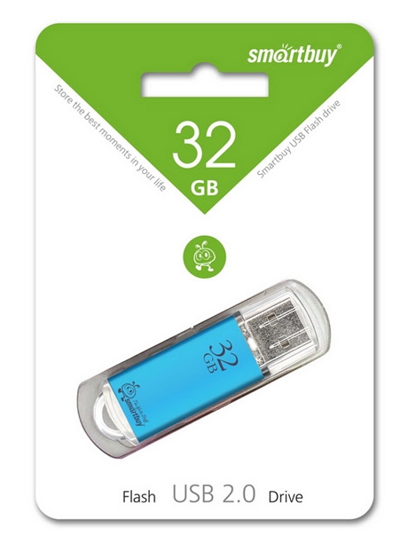флешка USB SmartBuy V-Cut 32GB blue