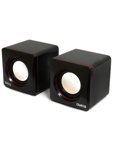колонки Dialog Colibri AC-04UP black/red