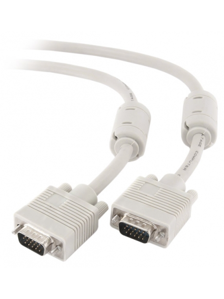кабель Gembird VGA>VGA (15M/15M) 1.8м Premium white