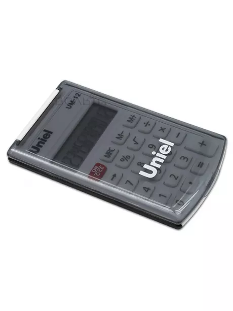 карманный калькулятор Uniel UM-12 black