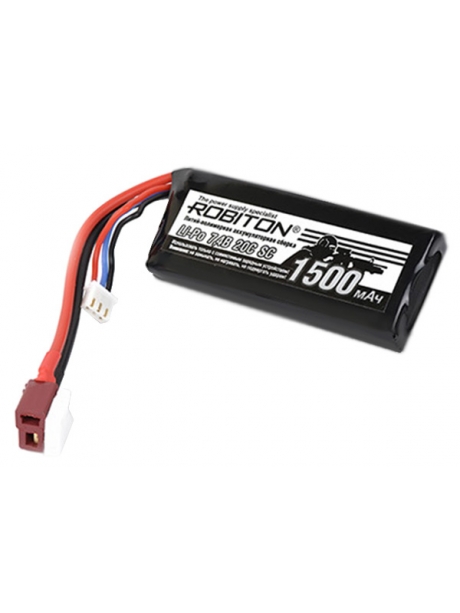 аккумуляторная сборка Robiton LP-STB2-1500 Lipo 7.4В 1500мАч 