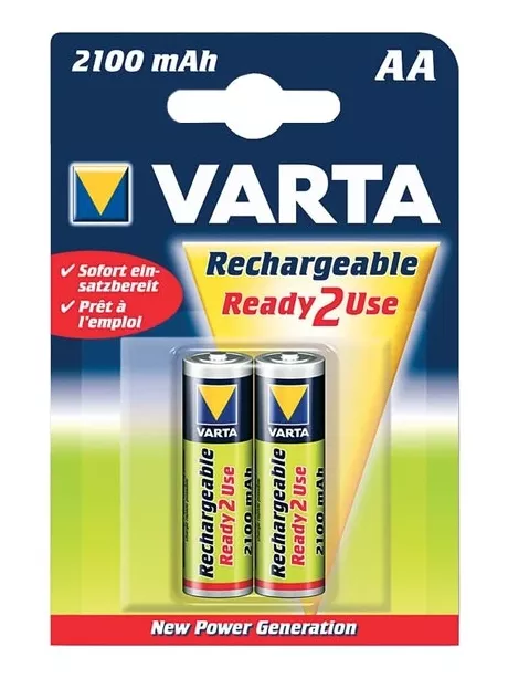 аккумулятор Varta 2100 mAh R6/AA Ready2Use-2BL 