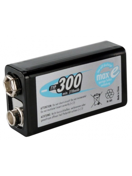 аккумулятор Ansmann 300 mAh 6F22/Крона-SR1 