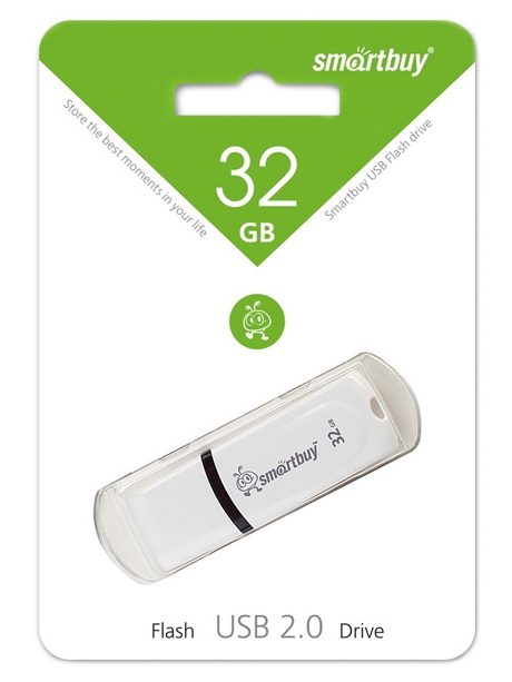 флешка USB SmartBuy Paean 32GB white