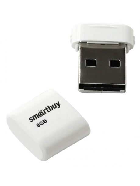 флешка USB SmartBuy LARA 8Gb white