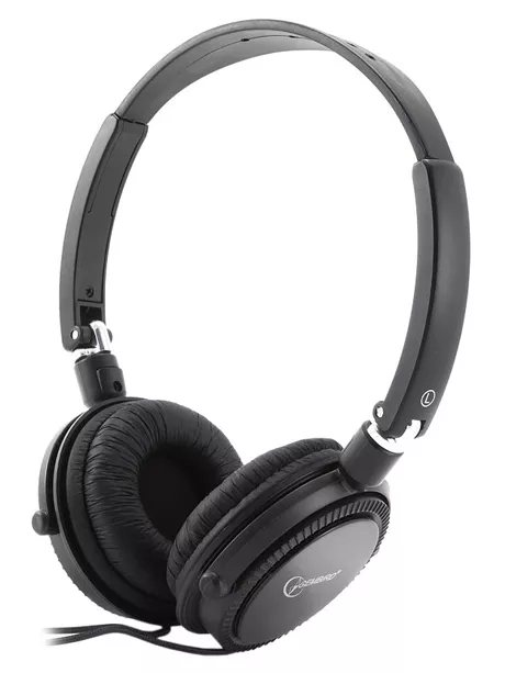 Складные наушники с микрофоном Gembird MHS-785 black