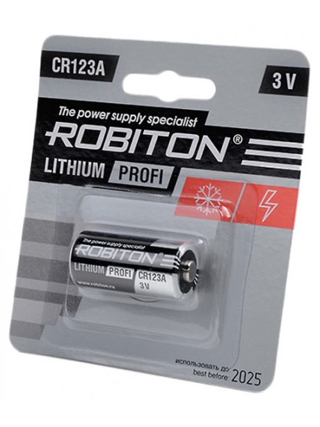батарейка Robiton CR123A PROFI-BL1 