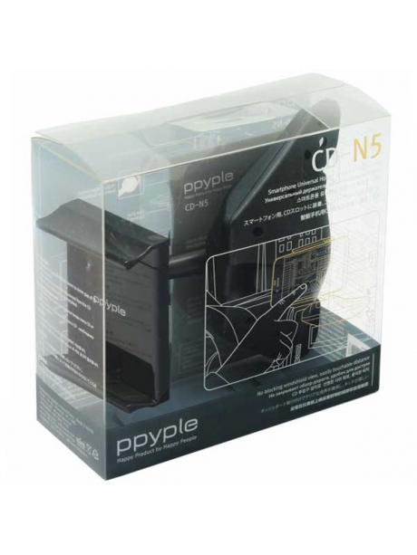 автомобильный держатель в CD слот Ppyple CD-N5 black