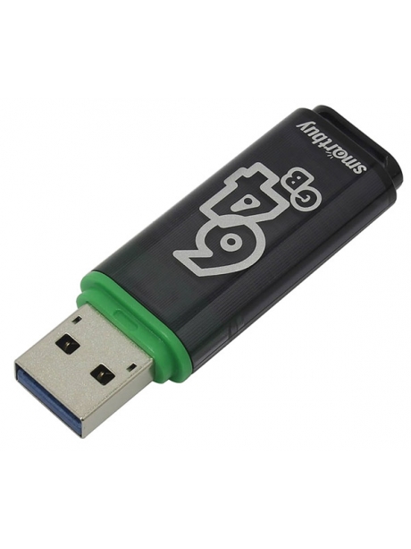 флешка USB 3.0 SmartBuy Glossy series 3.0  64Gb dark grey