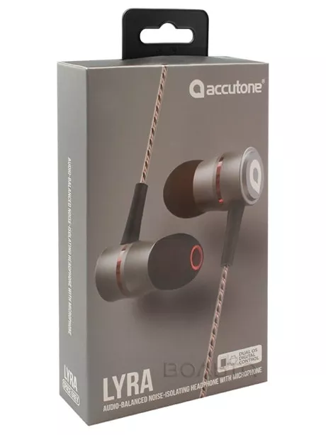 наушники с микрофоном Accutone Lyra space grey
