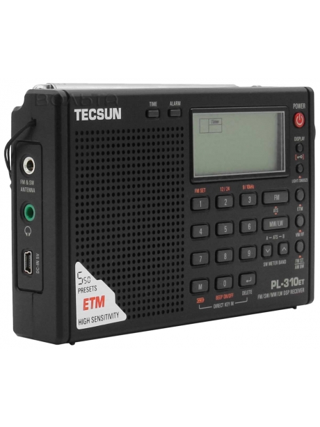 Цифровой радиоприемник Tecsun PL-310ET (export version) black