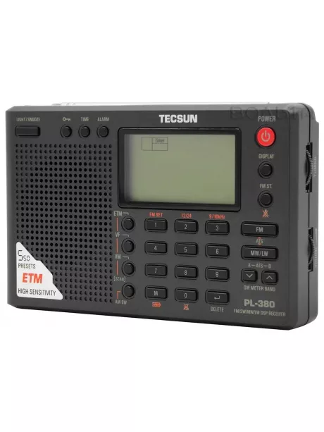 цифровой радиоприемник с хорошим приемом Tecsun PL-380 (export version) black