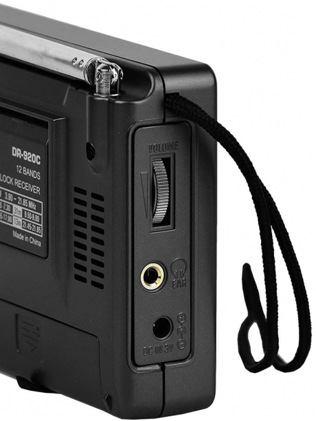 карманный радиоприемник с цифровой шкалой​ Tecsun DR-920C (export version) black