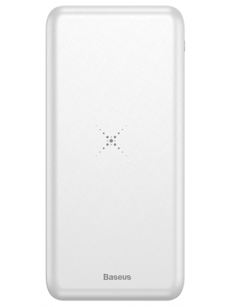 внешний аккумулятор с беспроводной зарядкой Baseus M36 Wireless Charger Powerbank 10000mAh white