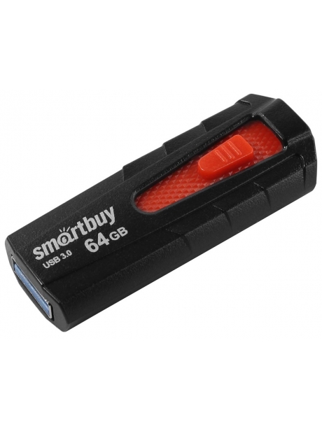 флешка USB SmartBuy IRON 64Gb 3.0 black/red