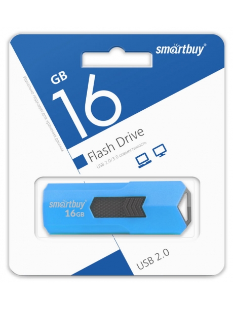 флешка USB SmartBuy STREAM 16Gb blue