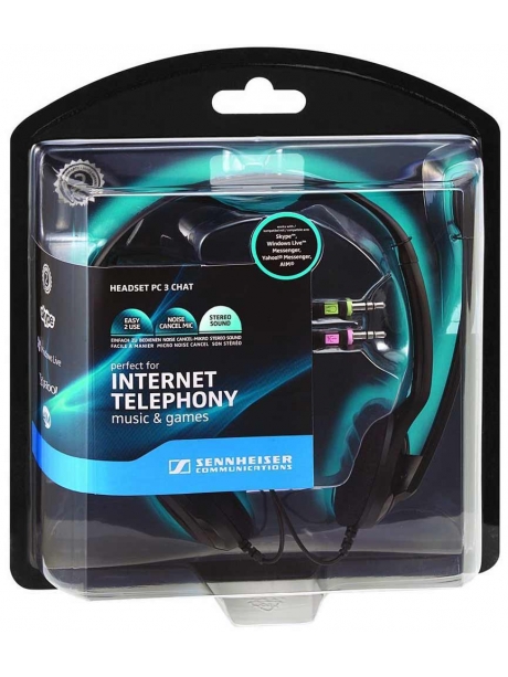 гарнитура для скайпа Sennheiser PC 3 CHAT black