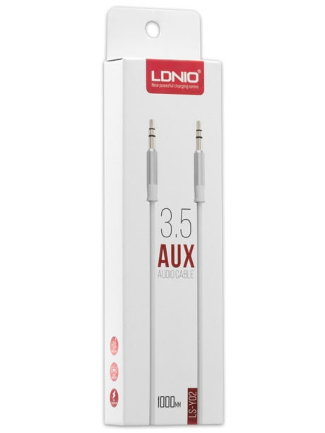 AUX кабель LDNIO LS-Y02 AUX cable white