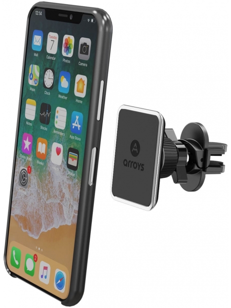 автомобильный держатель Arroys Vent One black silver